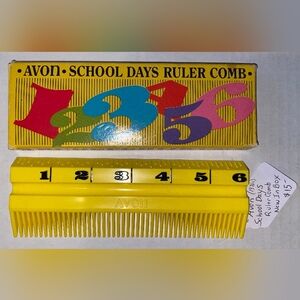 Avon School Days Ruler Comb